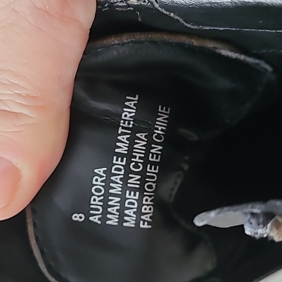 Design Lab Aurora Camo Combat Boots - 8 - Picture 10 of 15